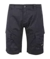 C.p. Company Belt-loop Shorts In Black