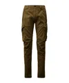 C.p. Company Belt Loop Track Pants In Green