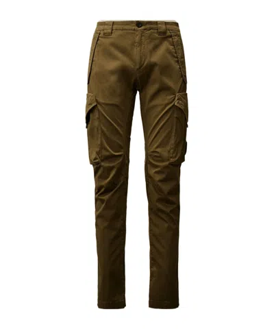 C.p. Company Belt Loop Track Pants In Green