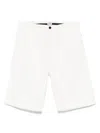 C.p. Company Bermuda Shorts In White