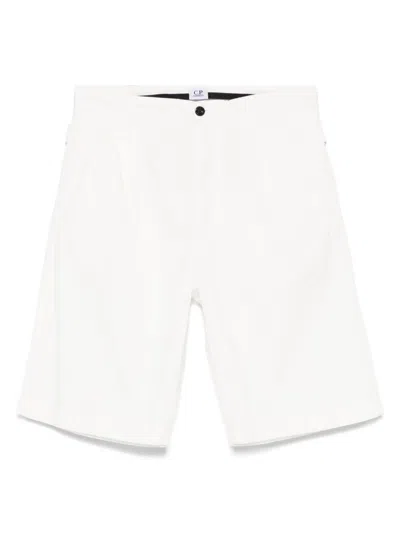 C.p. Company Bermuda Shorts In White