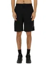 C.p. Company C.p.company Bermuda With Logo In Black