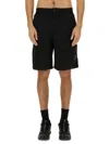 C.p. Company C.p.company Bermuda With Logo In Black