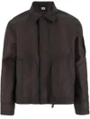 C.p. Company Dark Brown Bi-film Jacket In Brown