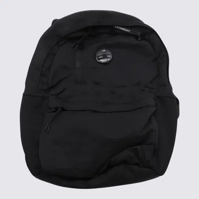 C.p. Company Black Backpack In Nero