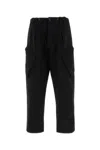 C.p. Company Black Cotton Cargo Pant In Black