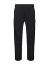 C.p. Company Chrome-r Trousers In Technical Fabric In Black