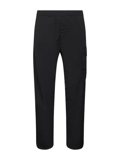 C.P. COMPANY BLACK CHROME-R CARGO TROUSERS