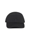 C.p. Company Black Chrome-r Goggle Baseball Cap In Black