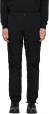 C.p. Company Black Chrome-r Lens Cargo Pants In 999 Black