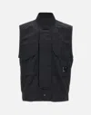 C.p. Company Black Chrome Vest With Lens