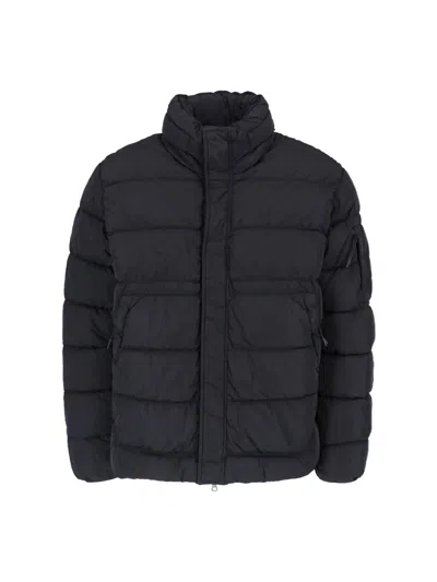 C.p. Company Black Chrome-r Technical Down Jacket