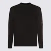 C.p. Company C.p.company Cotton Blend Crew-neck Sweater In Black