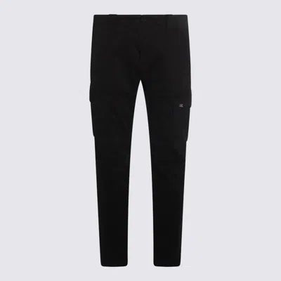 C.P. COMPANY BLACK COTTON PANTS