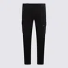 C.p. Company Utility Trousers With Belt Loops And Cargo Pockets In Black