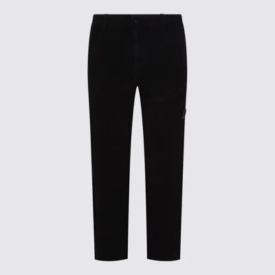 C.P. COMPANY BLACK COTTON PANTS