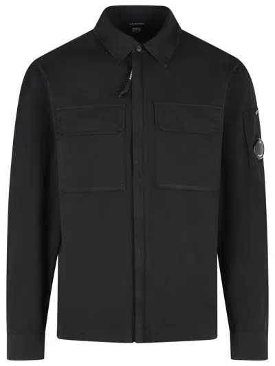 C.p. Company Black Cotton Shirt