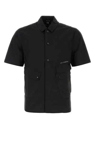 C.p. Company Black Cotton Shirt