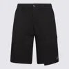 C.P. COMPANY BLACK COTTON SHORTS