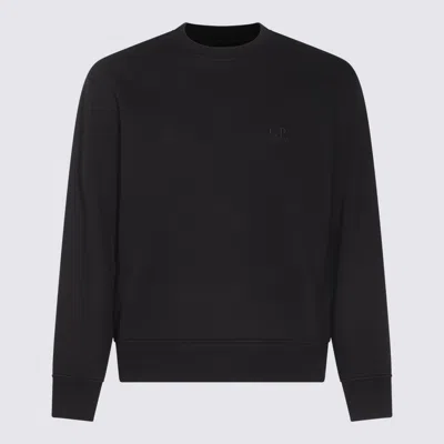 C.P. COMPANY BLACK COTTON SWEATSHIRT