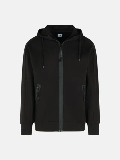 C.p. Company Black Cotton Sweatshirt