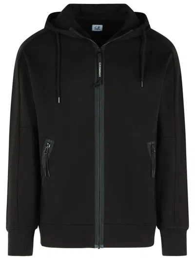 C.P. COMPANY C.P. COMPANY BLACK COTTON SWEATSHIRT