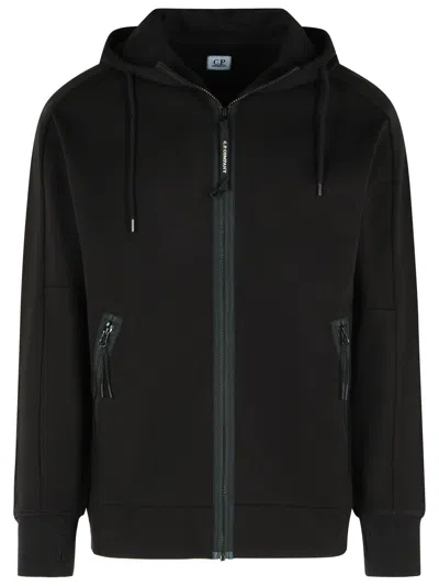 C.P. COMPANY BLACK COTTON SWEATSHIRT