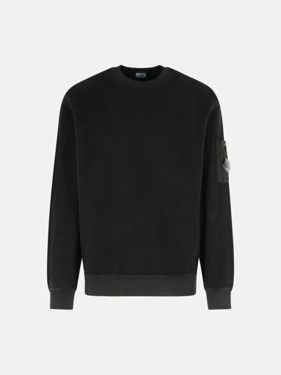 C.p. Company Black Cotton Sweatshirt