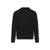 C.p. Company Brushed Cotton Sweatshirt With Lens Detail In Black