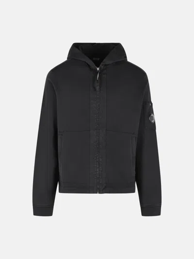 C.p. Company Black Cotton Sweatshirt