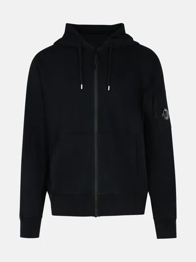 C.p. Company Black Cotton Sweatshirt