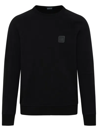 C.p. Company Black Cotton Sweatshirt
