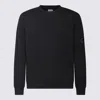 C.p. Company Black Cotton Sweatshirt In Blue
