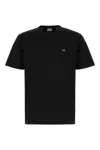 C.p. Company Cotton T-shirt With Logo In Black