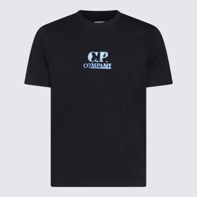 C.P. COMPANY BLACK COTTON T-SHIRT