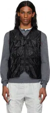 C.p. Company Black Cs Ii Logo Vest In 999 Black