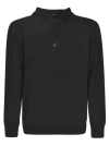 C.P. COMPANY BLACK COTTON SWEATSHIRT