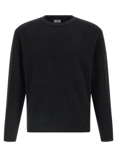 C.P. COMPANY BLACK EXTRAFINE WOOL SWEATER