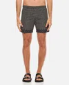 C.p. Company Black Flatt Nylon Baja Swim Shorts In Multi