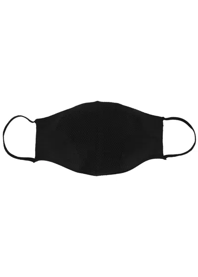 C.p. Company Black Knitted Dryarnâ Face Mask