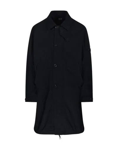 C.P. COMPANY BLACK LONG JACKET