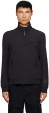 C.p. Company Black Metroshell Bomber Jacket In 999 Black