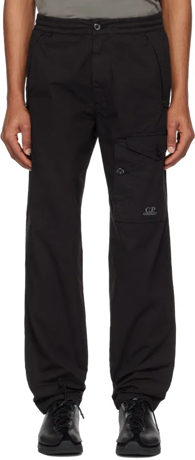 C.P. COMPANY BLACK MICROREPS CARGO PANTS