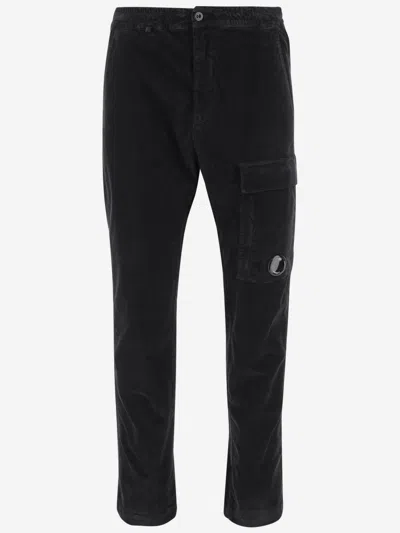C.P. COMPANY BLACK NARROW CARGO PANTS