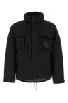 C.p. Company C.p.company Technical Fabric Jacket With Internal Removable Down Jacket In Black
