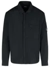 C.p. Company Total Eclipse Chrome-r Pocket Overshirt In Black