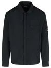 C.p. Company Total Eclipse Chrome-r Pocket Overshirt In Black