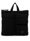 C.P. COMPANY BLACK NYLON SHOPPING BAG