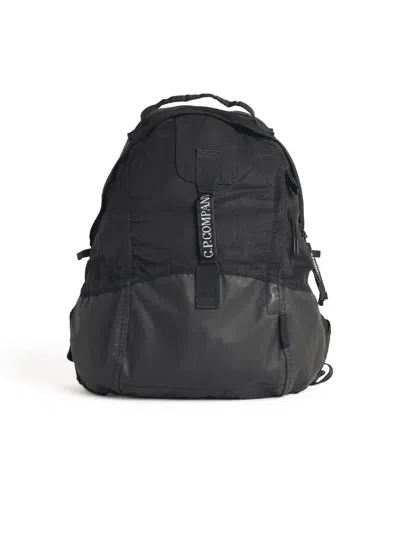 C.p. Company Black Polyamide Backpack