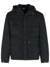 C.p. Company Black Polyamide Jacket In Black